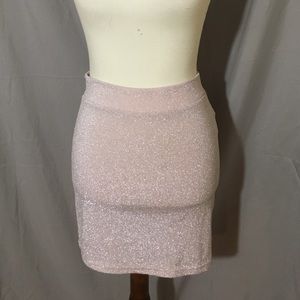 Forever 21 Sparkly Pink Skirt
